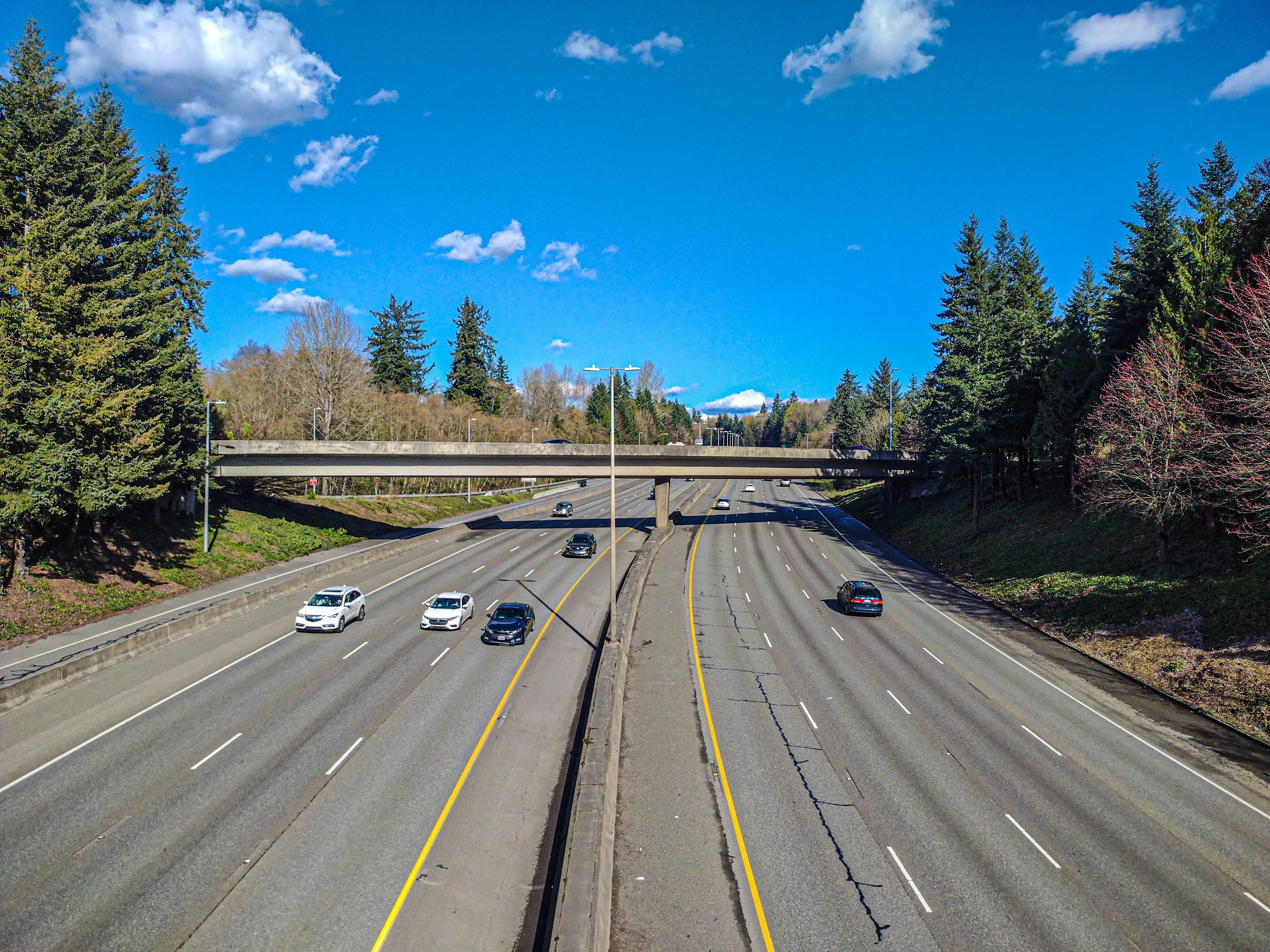 cars on highway